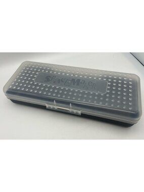 Spacemaker Space Maker Long Pencil Box Storage Art Craft Case 13.5"x5" Black